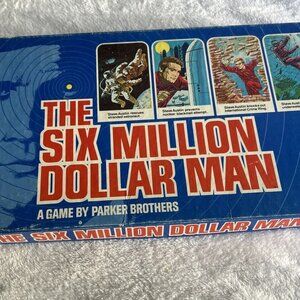The Six Million Dollar Man Board Game Parker Brothers Vintage 1975 Steve Austen